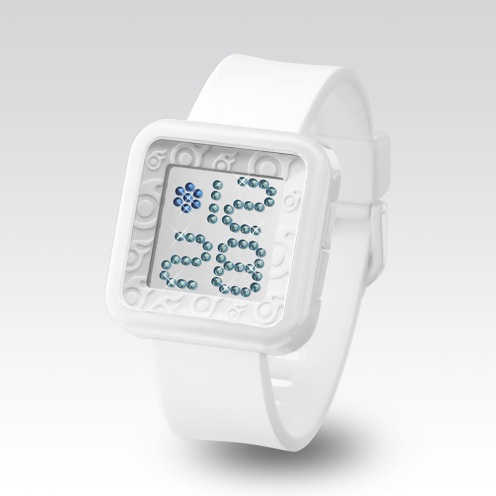 crystal digital watch